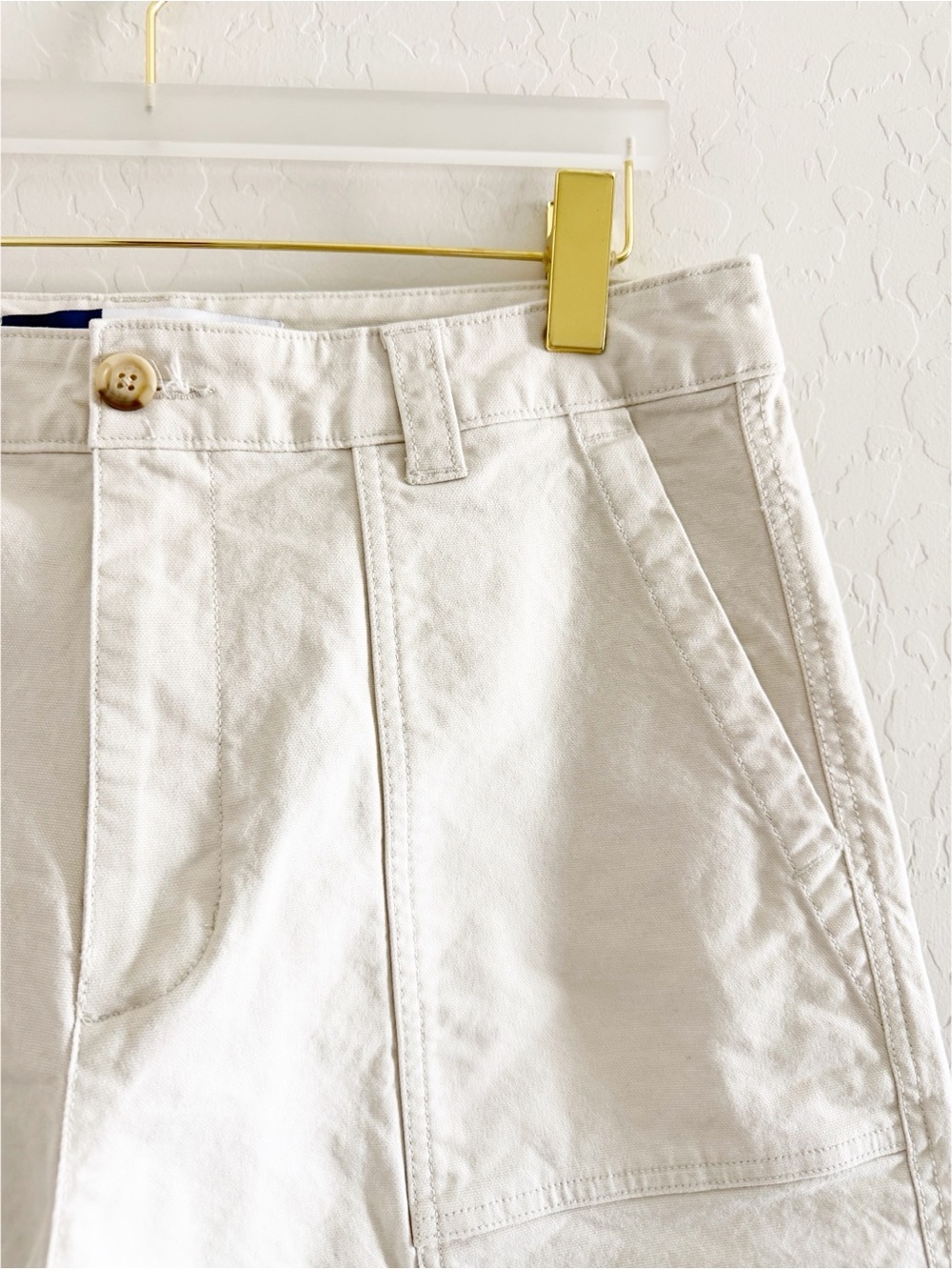 Old Navy High-Waisted Canvas Barrel Ankle Pants Size 14 - Picture 5 of 11